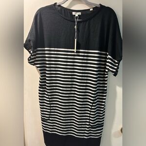 Max Studio knit stripe dress, size Large